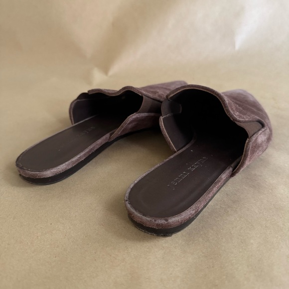 Jenni Kayne chocolate suede mule 39/8 - Picture 2 of 4